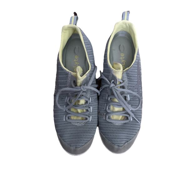 ASICS Metrolyte Running Gray Yellow Shoes Sneakers Women’s Size 8 - Picture 1 of 7